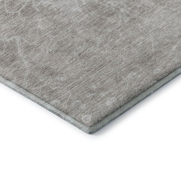 HomeRoots 10' X 14' Taupe and Ivory Abstract Area Rug - Durable, Stain-Resistant, UV Protected for Modern Homes 654626