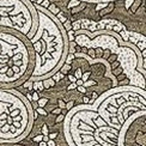 HomeRoots 9' X 12' Chocolate & Ivory Paisley Area Rug - Washable, UV Protected, Durable for Homes with Kids & Pets 654649