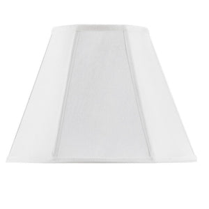 HomeRoots White Linen Empire Lamp Shade - Classic Piped Trim for Elegant Lighting in Any Home Décor Space 654736