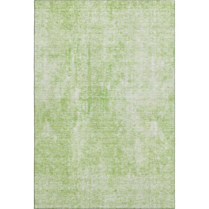 HomeRoots 10' Artichoke Green & Ivory Abstract Washable Area Rug - Durable, UV-Protected, Perfect for Busy Homes 654784