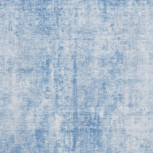 HomeRoots 8' X 10' Durable Blue and Ivory Abstract Area Rug – Washable, UV-Protected, Perfect for Kids & Pets! 654788