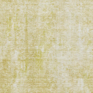HomeRoots 5' X 8' Gold And Ivory Abstract Area Rug - Washable, Stain-Resistant, UV-Protected for Modern Homes 654792