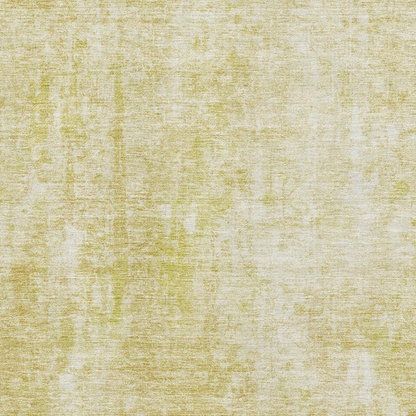 HomeRoots 5' X 8' Gold And Ivory Abstract Area Rug - Washable, Stain-Resistant, UV-Protected for Modern Homes 654792