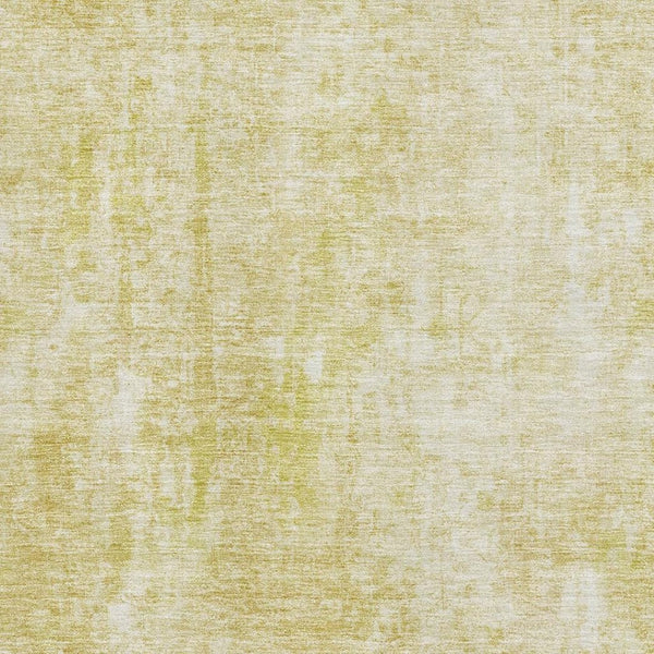 HomeRoots 9' X 12' Gold And Ivory Abstract Washable Area Rug – UV Protected, Stain-Resistant, Durable Design! 654795