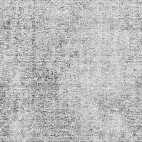 HomeRoots 10' Abstract Gray and Ivory Washable Area Rug with UV Protection for High-Traffic Homes & Kids 654802