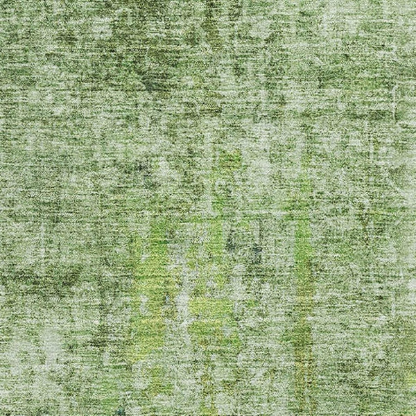 HomeRoots 5' X 8' Olive Green & Ivory Abstract Area Rug - Washable, UV-Protected, Perfect for Every Space! 654804