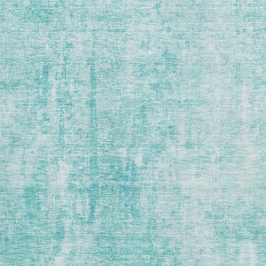 HomeRoots 8' X 10' Teal And Ivory Abstract Area Rug – Washable, UV-Protected, Stylish & Durable for Any Room! 654812