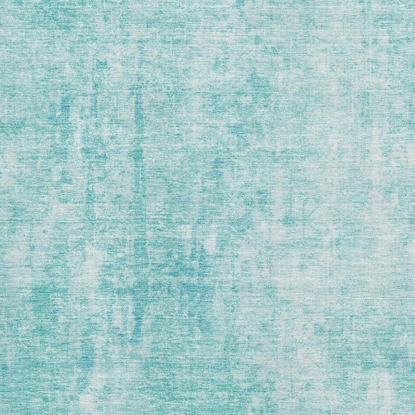 HomeRoots 9' X 12' Teal and Ivory Abstract Area Rug – Washable, Durable, UV-Protected for Busy Homes & Style 654813