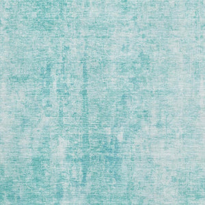 HomeRoots 10' Teal and Ivory Abstract Area Rug - Washable, UV Protected, Stain Resistant, Ideal for Homes 654814