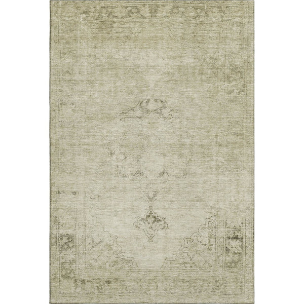HomeRoots 8' X 10' Beige & Brown Oriental Area Rug – Durable, Washable, UV Protected for Stylish Home Décor 654866
