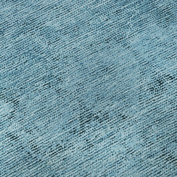 HomeRoots 8' X 10' Blue And Gray Washable Oriental Area Rug - Stain Resistant, UV Protected, and Timeless Style 654872