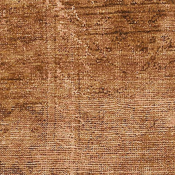 HomeRoots 9' X 12' Copper and Brown Oriental Washable Area Rug – Stain Resistant, UV Protected & Stylish 654879