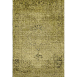 HomeRoots 9' X 12' Gold And Wheat Oriental Area Rug - Durable, Washable, UV-Protected for Busy Homes 654885