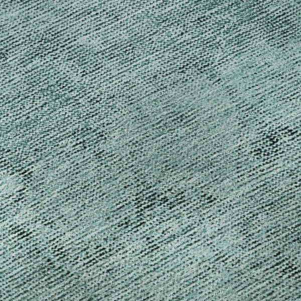 HomeRoots 9' X 12' Teal and Ivory Oriental Area Rug - Stain-Resistant, UV Protected, Durable for Busy Homes 654909