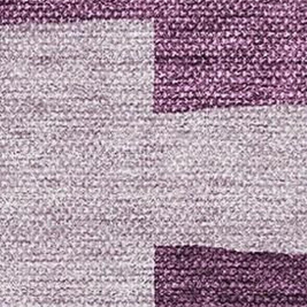 HomeRoots 5' X 8' Modern Merlot Gray & Ivory Geometric Area Rug - Washable, Stain Resistant, UV Protected! 654936