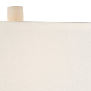 Wildwood Damon Alabaster Table Lamp With Crystal & Antique Brass Accents — Rustic Modern 27.5" Ambient Light 65497