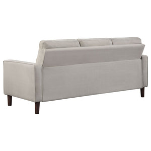 English Elm Harvey Tufted Fabric Sofa Set with Tapered Legs for Mid-century Living Rooms B062S01423