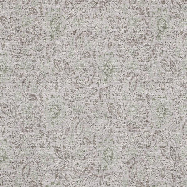 HomeRoots 5' X 8' Taupe & Beige Floral Washable Area Rug - Durable, Stylish, UV-Protected for Easy Care 655026