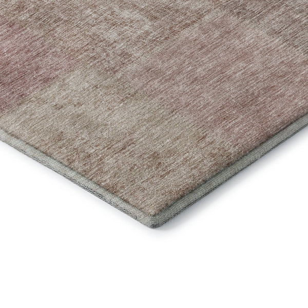 HomeRoots 9' X 12' Blush and Beige Washable Area Rug - Stylish, Durable Patchwork with UV Protection for Homes 655221