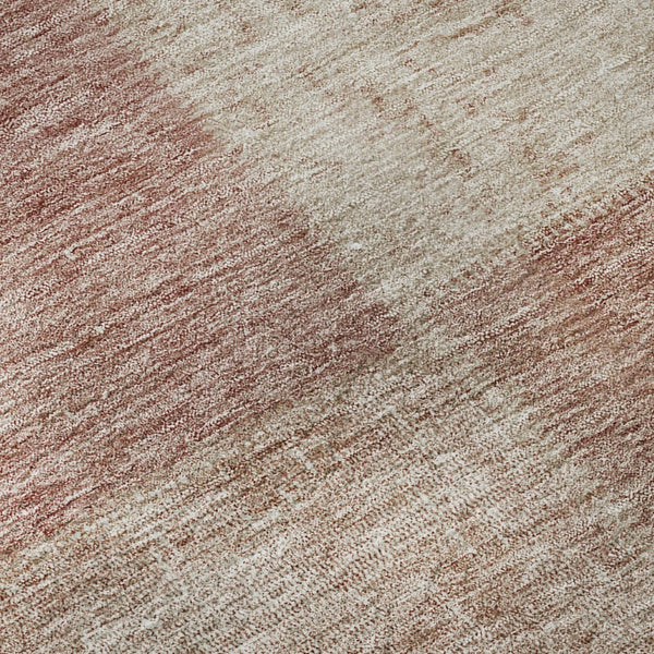 HomeRoots 9' X 12' Blush and Beige Washable Area Rug - Stylish, Durable Patchwork with UV Protection for Homes 655221
