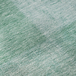 HomeRoots 5' X 8' Teal and Ivory Patchwork Area Rug - Washable, UV-Protected, Durable for High-Traffic Spaces 655236