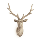 6552 Distressed Grey Wash Deer Head