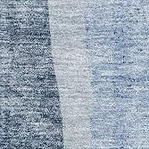 HomeRoots 9' X 12' Blue and Ivory Abstract Area Rug - Washable, UV-Protected & Perfect for High-Traffic Rooms 655311