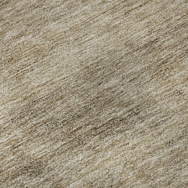 HomeRoots 10' X 14' Stylish Brown and Beige Abstract Area Rug - Durable, Washable, UV Protected for All Spaces 655367