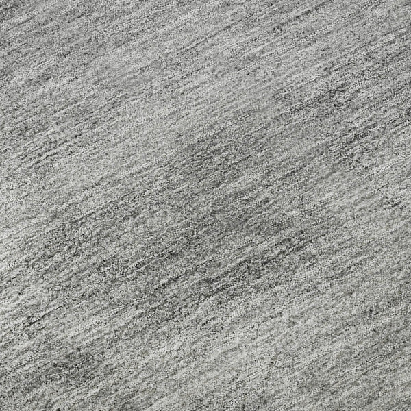 HomeRoots 5' X 8' Charcoal and Silver Abstract Area Rug - Stylish, Washable, UV Protected & Stain Resistant! 655369
