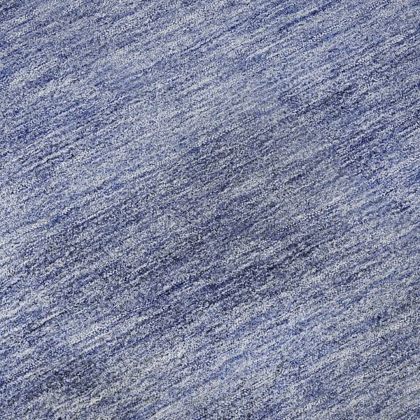 HomeRoots 5' X 8' Navy Blue and Ivory Abstract Area Rug - Durable, Washable, UV Protected for Modern Homes 655393