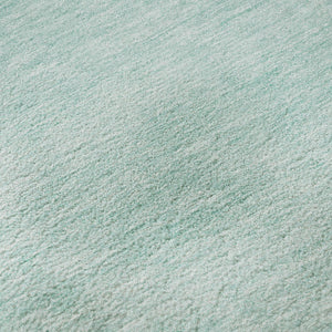 HomeRoots 5' X 8' Teal & Ivory Abstract Area Rug - Washable, UV-Protected, Durable for High-Traffic Spaces 655417