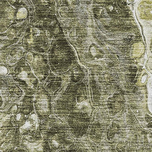 HomeRoots 8' X 10' Versatile Taupe and Ivory Abstract Area Rug – Stylish, Stain Resistant & UV Protected! 655521