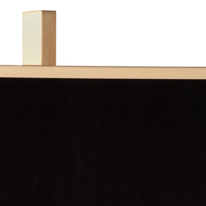 Wildwood Valiant Iron Table Lamp With Antique Brass Finish, Rectangular Black Silkette Shade, Compact 31" H 65563