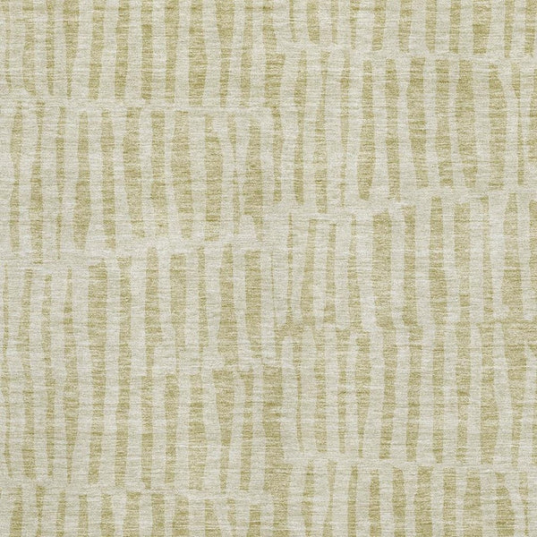 HomeRoots 8' X 10' Beige and Tan Striped Area Rug - Washable, UV-Protected, Ideal for Homes with Kids & Pets 655684