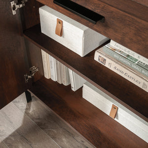 English Elm Library Base - Versatile Brown Storage Unit With Durable Design For Home Office, Living Room & More B356P367769
