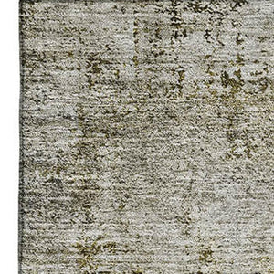 HomeRoots 8' X 10' Taupe Brown & Gray Oriental Area Rug - Washable, UV Protected, Stain Resistant Elegance 655726