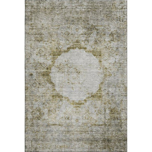 HomeRoots 10' X 14' Taupe Brown & Gray Oriental Washable Area Rug – UV Protected, Stain Resistant, Durable Comfort 655728