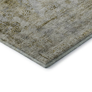HomeRoots 10' X 14' Taupe Brown & Gray Oriental Washable Area Rug – UV Protected, Stain Resistant, Durable Comfort 655728