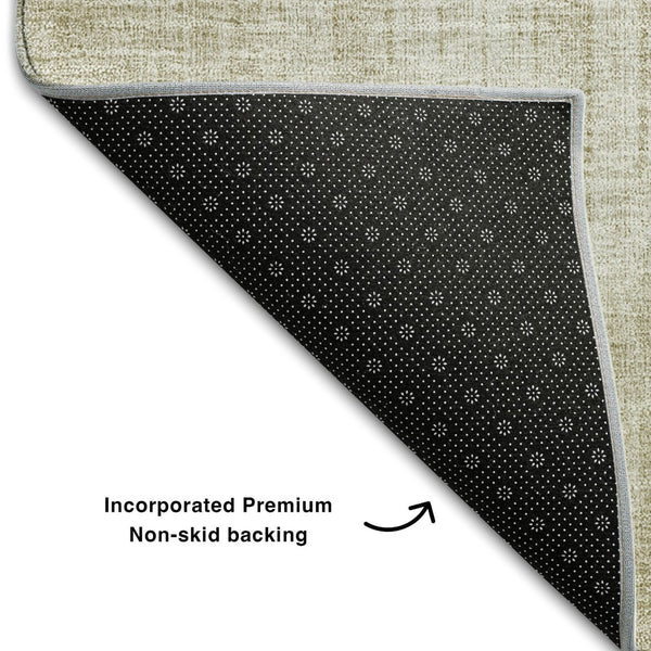 HomeRoots 8' X 10' Modern Taupe and Beige Geometric Area Rug - Washable, Stain Resistant, UV Protected Design 655756
