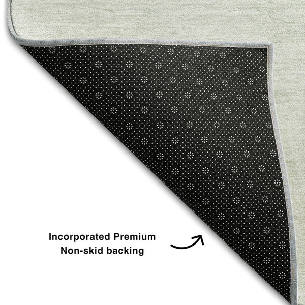 HomeRoots 10' X 14' Olive Green and Beige Geometric Area Rug – Washable, UV-Protected, Stylish & Durable! 655854