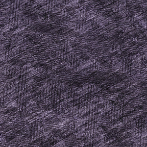 HomeRoots 5' X 8' Eggplant & Ivory Geometric Washable Area Rug - Durable, UV-Protected for Family Spaces 655868
