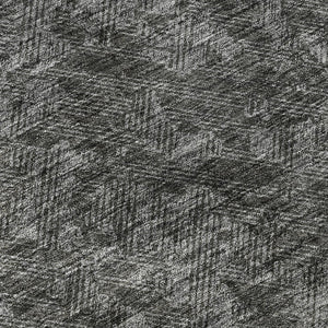 HomeRoots 8' X 10' Brown Taupe & Charcoal Geometric Area Rug - Stylish, Washable, UV Protected & Durable Design 655876