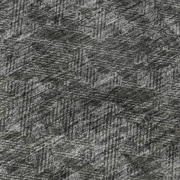 HomeRoots 8' X 10' Brown Taupe & Charcoal Geometric Area Rug - Stylish, Washable, UV Protected & Durable Design 655876