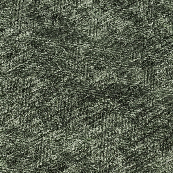 HomeRoots 9' X 12' Olive Green & Charcoal Geometric Area Rug - Washable, UV-Protected for High-Traffic Spaces 655889