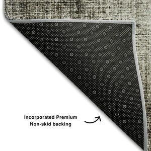 HomeRoots 10' X 14' Stylish Taupe and Brown Geometric Area Rug - Durable, Washable, UV Protected for Busy Homes 655902