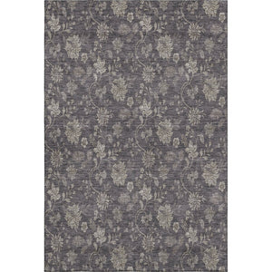 HomeRoots 9' X 12' Floral Area Rug in Taupe & Beige - Washable, UV Protected for High-Traffic Spaces & Style 655949