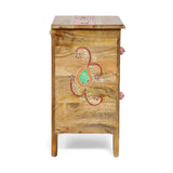 Christopher Knight Home® - Noble House - Fullen Handcrafted Boho 2 Drawer Mango Wood Nightstand