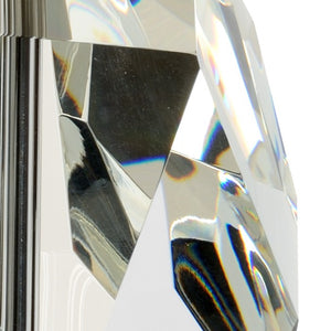 Wildwood Fenton Clear Cut Crystal Table Lamp With Antique Brass Mounting — 24" Traditional Accent Light 65629