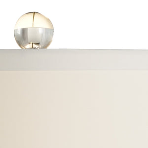 Wildwood Fenton Clear Cut Crystal Table Lamp With Antique Brass Mounting — 24" Traditional Accent Light 65629