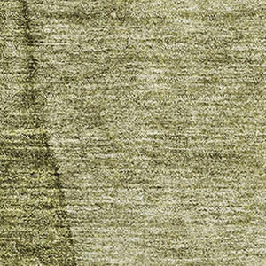 HomeRoots 5' Olive Green to Ivory Ombre Washable Area Rug - UV Protected, Stain Resistant, Modern Style! 656354